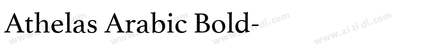Athelas Arabic Bold字体转换 Athelas Arabic Bold字体转换